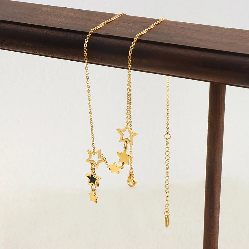 Golden Stars Necklace