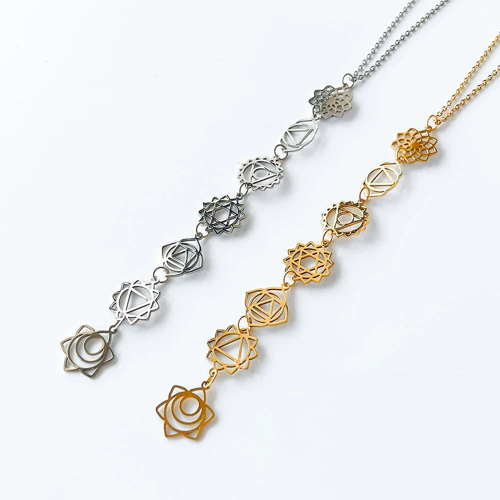 The Seven Chakras Necklace