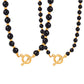 Round Black Agate Necklace