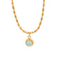 Korean Natural Stone Pearl Necklace