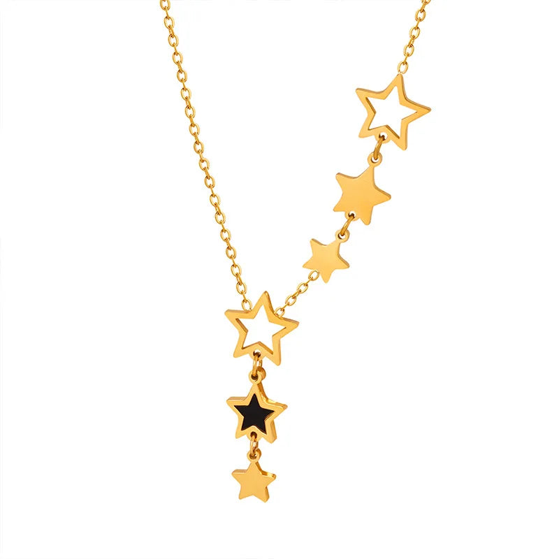 Golden Stars Necklace