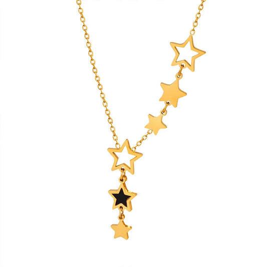 Golden Stars Necklace